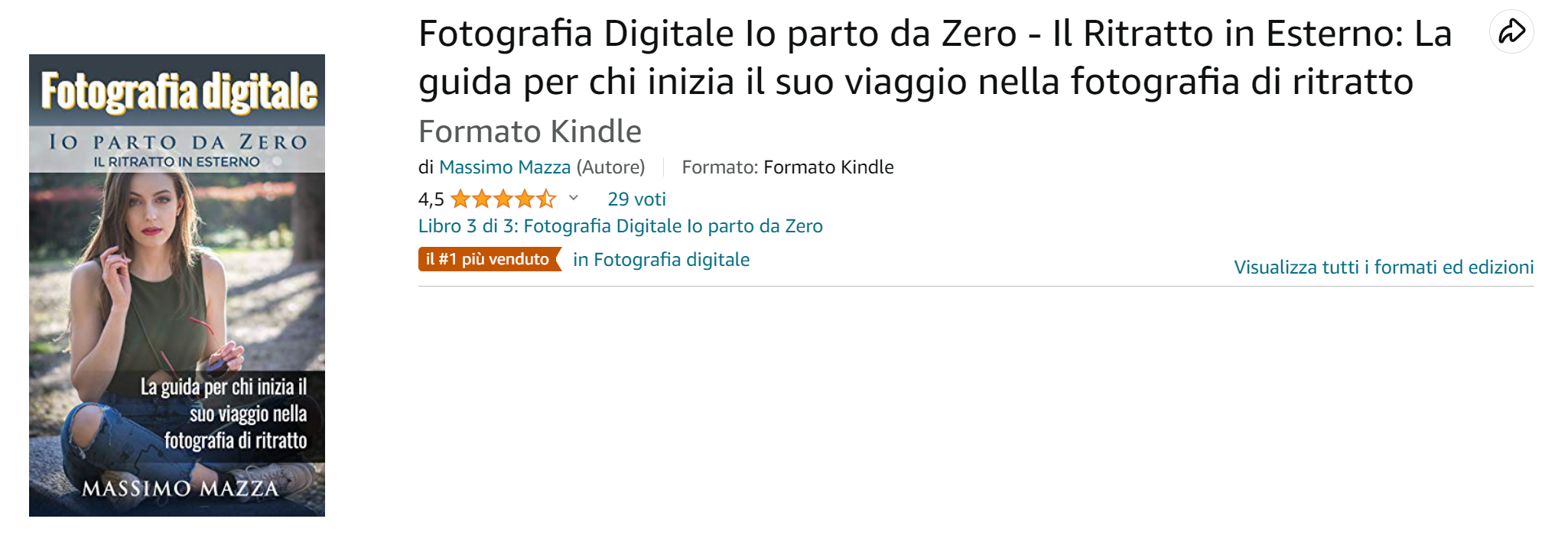 ebook libro manuale di fotografia di ritratto all'aperto